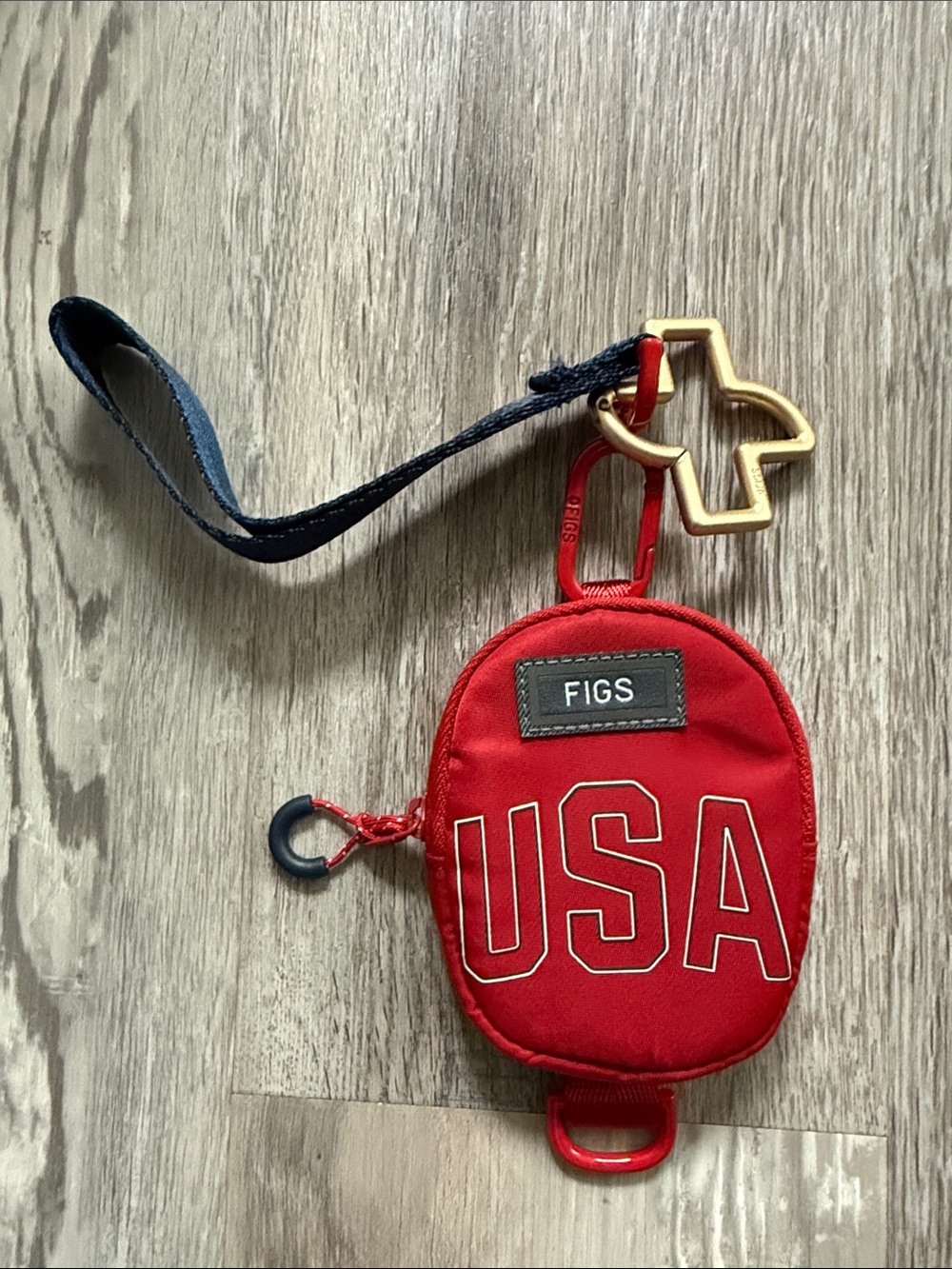 Figs team USA keychain nwot